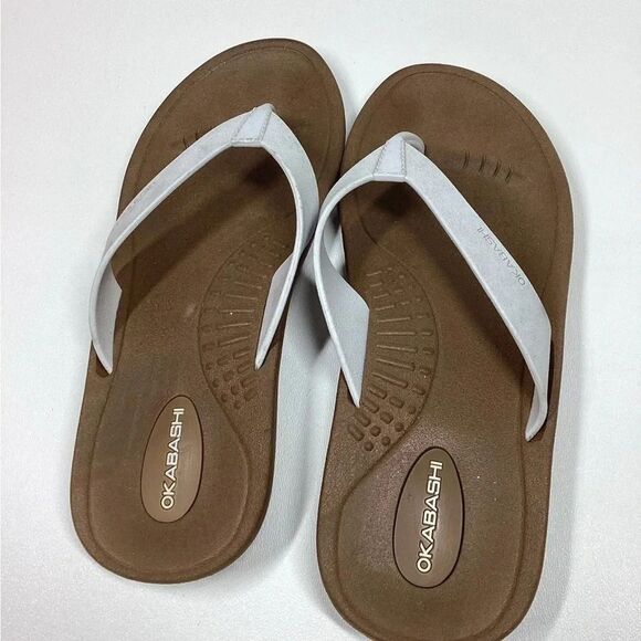 Okabashi Shoes - Okabashi plastic upper white sandals‎ Size Small white
